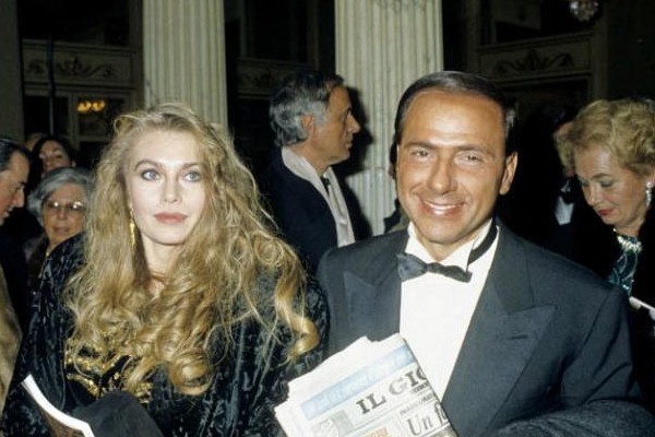 Silvio Berlusconi y Veronica Lario