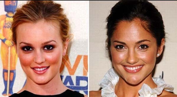 13. Leighton Meester y Minka Kelly.