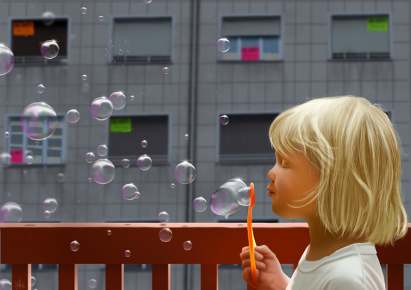 Burbujas y más burbujas