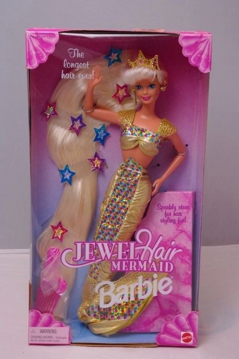 30- Barbie Sirena Cabello de Joyas