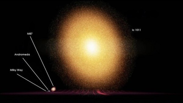 22- Pero, sin embargo, nuestra galaxia es pequeña en comparación con otras