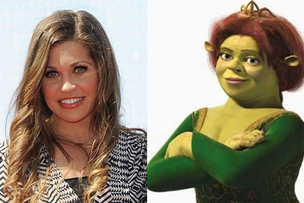 Danielle Fishel y Fiona de Shrek