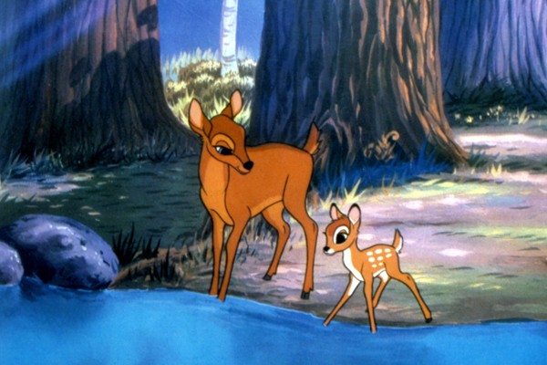La muerte de la mamá de Bambi en Bambi