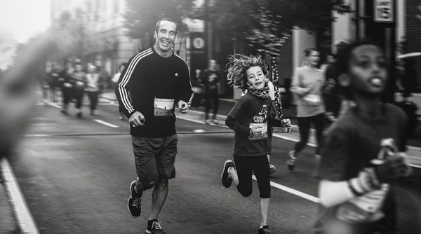 Las primeras maratones de Ella y su padre