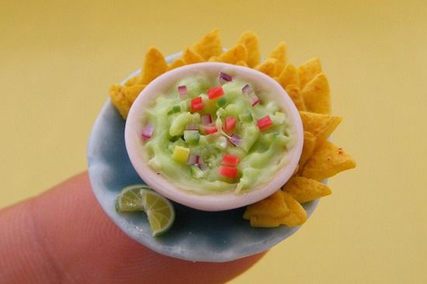 Nachos mexicanos con guacamole