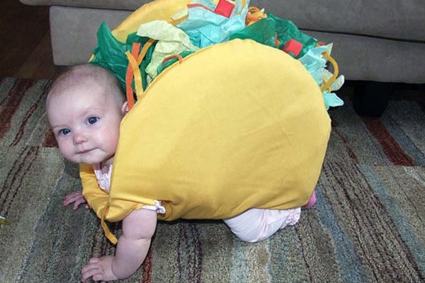 También hay un traje de taco para bebés