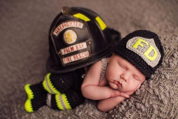 Un bombero muy dormilón