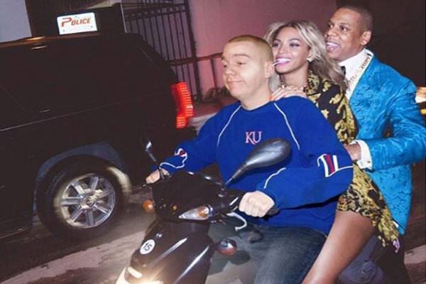Una divertida noche en moto con Beyoncé y JAY Z