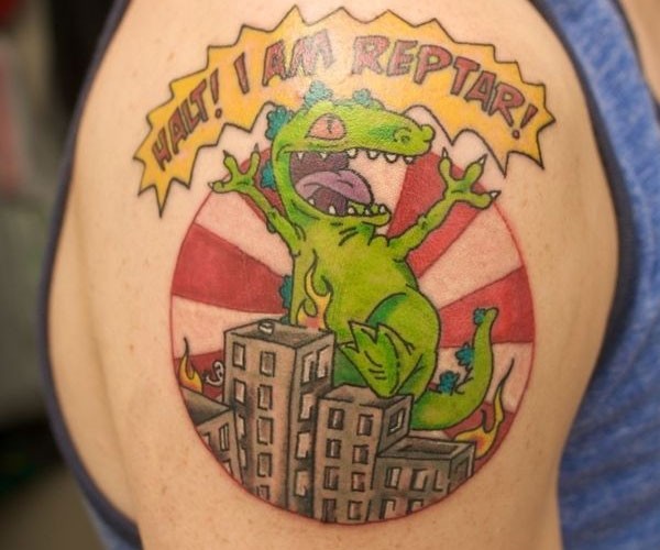 El ídolo de los Rugrats en un tatuaje