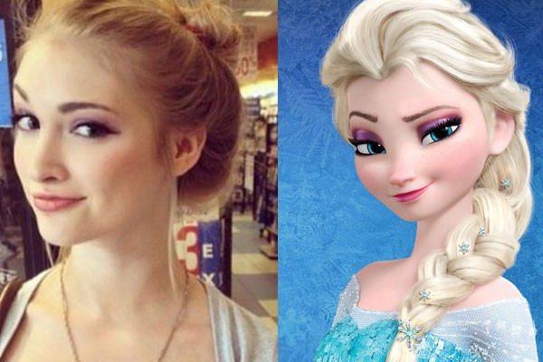 Esta chica y Elsa de Frozen