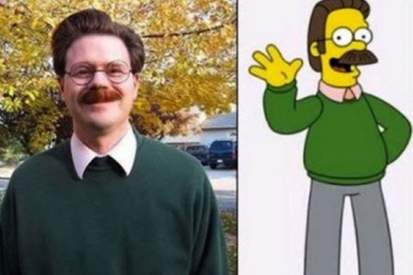 Este señor y Ned Flanders