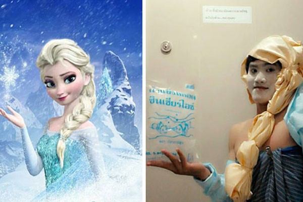 La princesa Elsa de Frozen