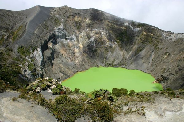 Lago del cráter del volcán Irazú, Costa Rica