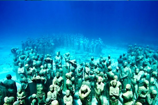 Museo subacuático de arte, Cancún, México