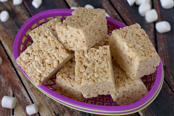 Pastel de arroz inflado