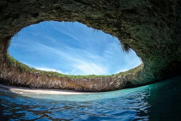 Playa Escondida en las Islas Marietas