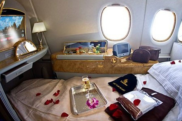Primera clase en la aerolínea Air Emirates