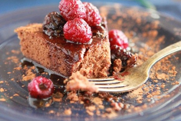 Tarta de mousse de chocolate