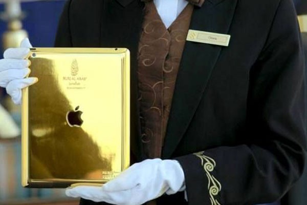 Un iPad de oro