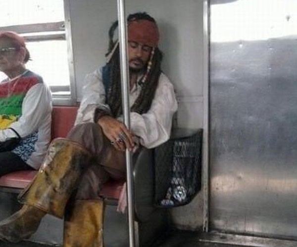 Un Jack Sparrow muy cansado