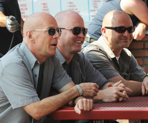 Bruce Willis y sus dobles