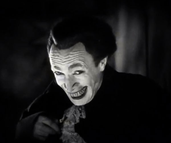 Fue inspirado en el payaso de la película muda The Man Who Laughs