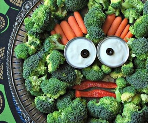 Miedo total a comer verduras