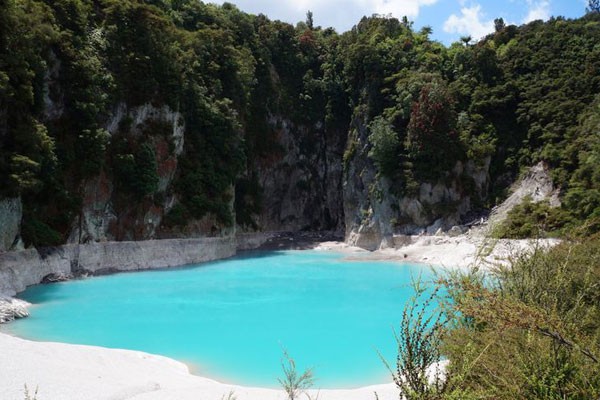 Valle volcánico Waimangu, Nueva Zelanda