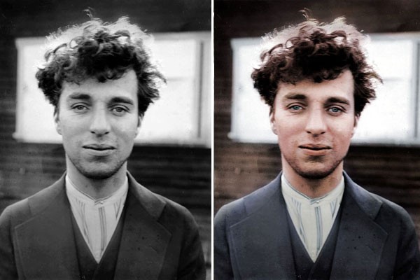 Charles Chaplin a sus 27 años