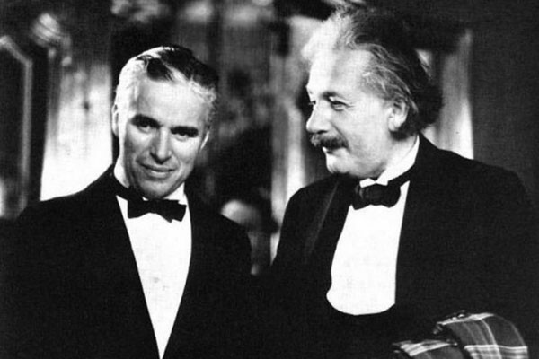 Charles Chaplin y Albert Einstein