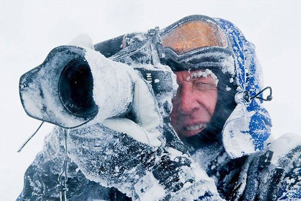 El hielo no importa por una foto perfecta