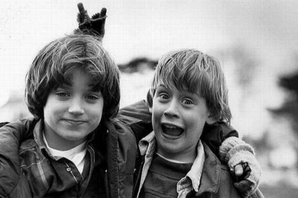 Elijah Wood y Macaulay Culkin