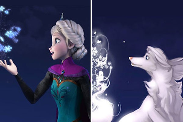 Elsa - Frozen como perro