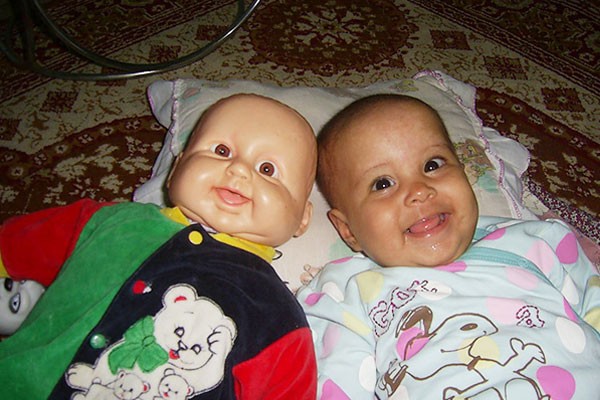 Estos bebés son idénticos