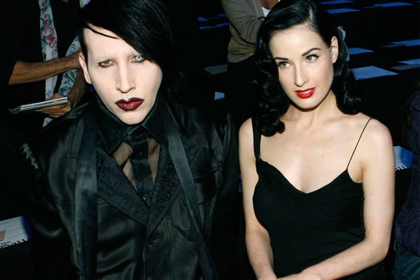 Marilyn Manson y Dita Von Teese