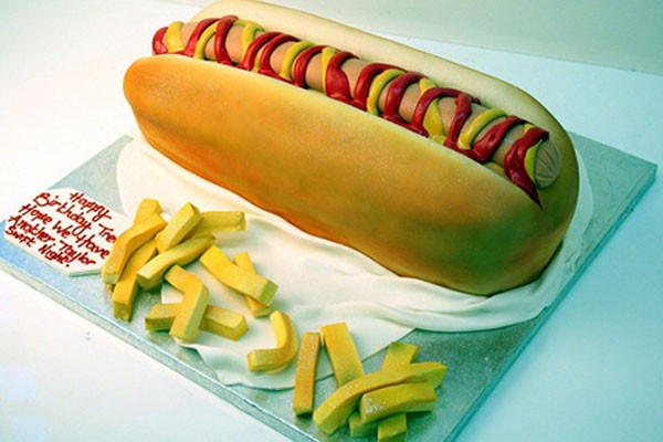 Pastel de hotdog
