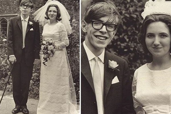 Stephen Hawking con Jane Wilde