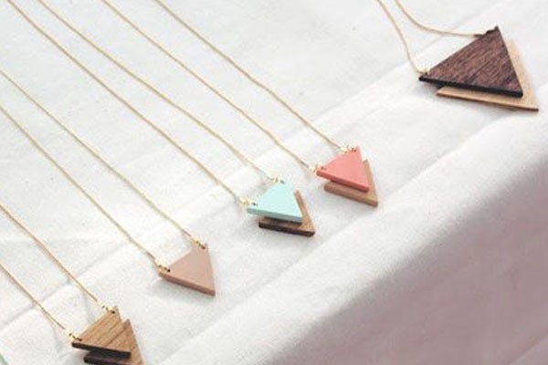 Triangular de madera