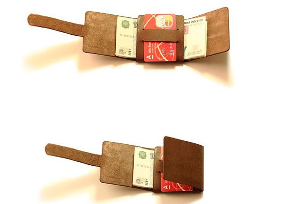 Una billetera de cuero