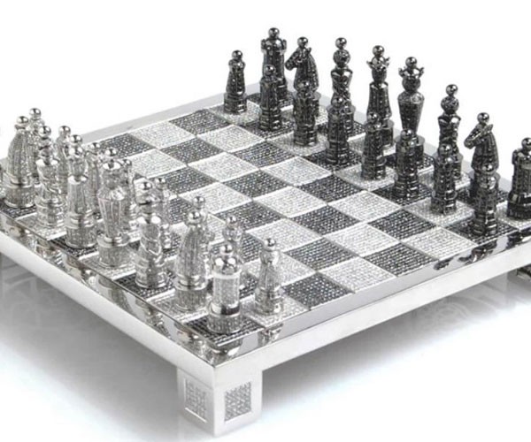 Tablero de ajedrez Royal Diamond que cuesta 10 millones de dólares