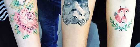 12 fotos de asombrosos tatuajes bordados