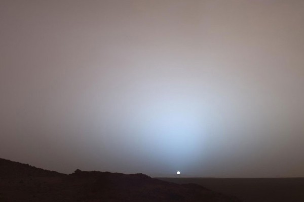 El sol en Marte