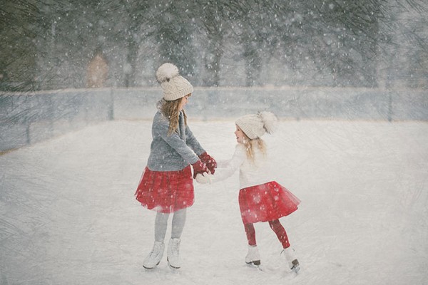 Bailando sobre el hielo de Estonia