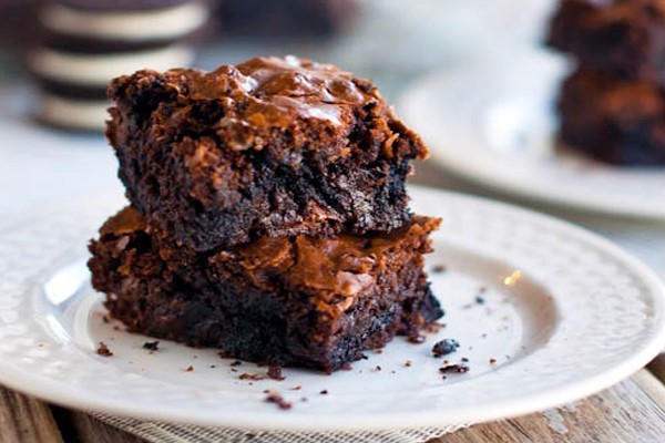 Brownies con Oreo