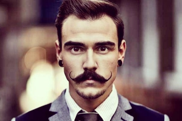 El bigote de un hipster