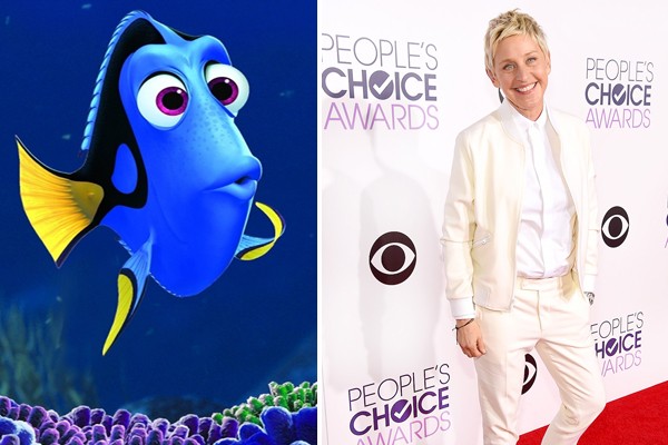 El papel de Dory se escribió para Ellen Degeneres