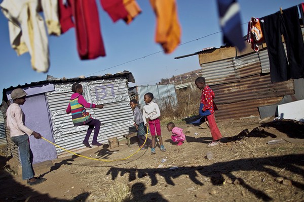 Jugando a la cuerda en el Sur de África