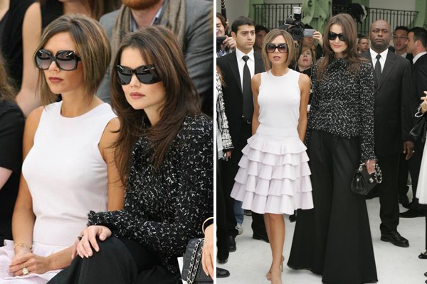 Katie Holmes y Victoria Beckham