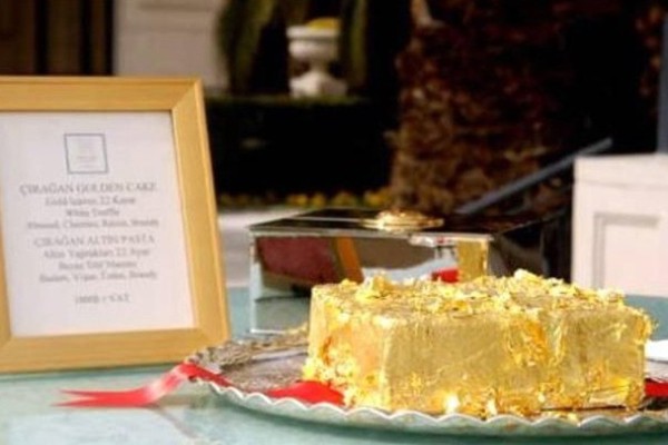 Pastel de oro del sultán