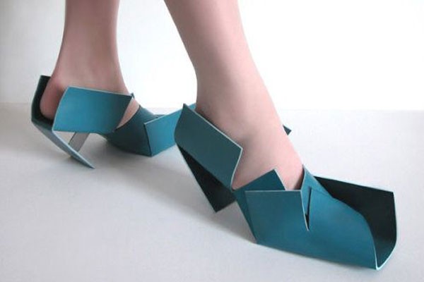 Zapatos de origami